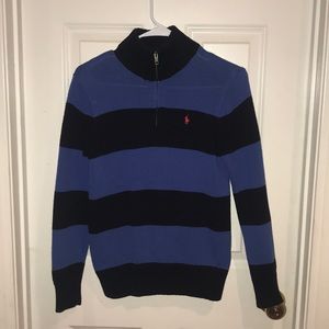 Polo quarter zip up sweater